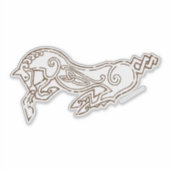 Celtic Rohan Horse Symbol Sticker (Voorkant)