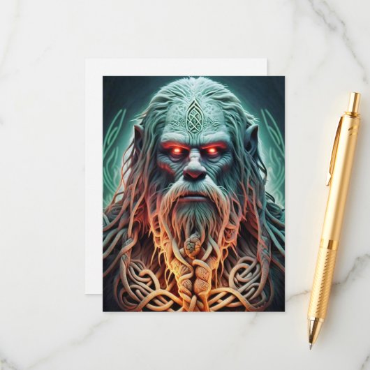 Celtic Sasquatch Informatiekaartje (Voorkant / Achterkant in situ)