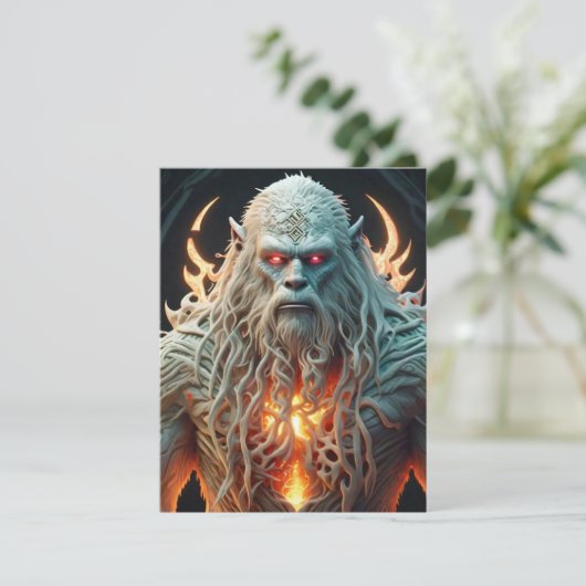 Celtic Sasquatch Informatiekaartje (Staand voorkant)