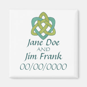 Celtic Save the Date Wedding Magnet Magneet