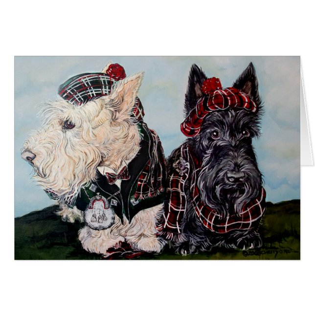 Celtic Scottish Terriers (Voorkant Horizontaal)
