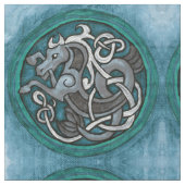 Celtic Seahorse Pattern Stof (Close Up)