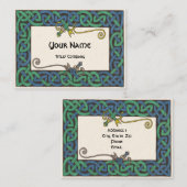 Celtic Serpent chubby visitekaartjes (Voorkant / Achterkant)