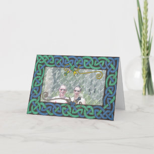 Celtic Serpent Frame card Feestdagen Kaart