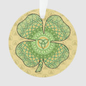 Celtic Shamrock AcrylOrnament Ornament (voorkant)