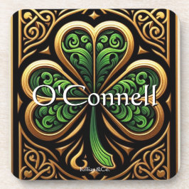 Celtic Shamrock Coaster  Bier Onderzetter