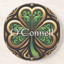 Celtic Shamrock Coaster  Zandsteen Onderzetter