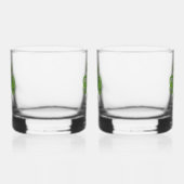 Celtic Shamrock Green Irish Clover Drinkware Set Whisky Glas (Links)