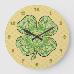 Celtic Shamrock Grote Klok
