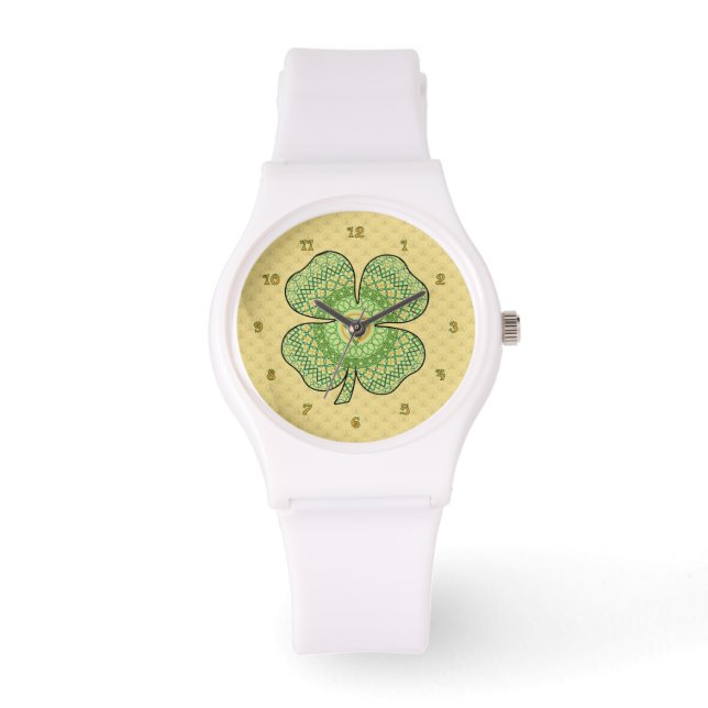 Celtic Shamrock horloge (Voorkant)