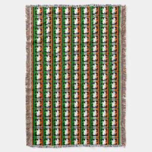 Celtic Shamrock Pattern Deken