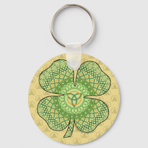 Celtic Shamrock Sleutelhanger