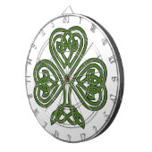 Celtic Shamrock - St Patricks Day Dartbord (Voorkant Rechts)