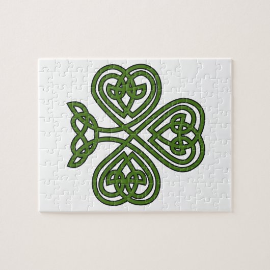 Celtic Shamrock - St Patricks Day Legpuzzel (Horizontaal)