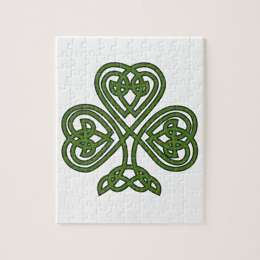 Celtic Shamrock - St Patricks Day Legpuzzel (Verticaal)