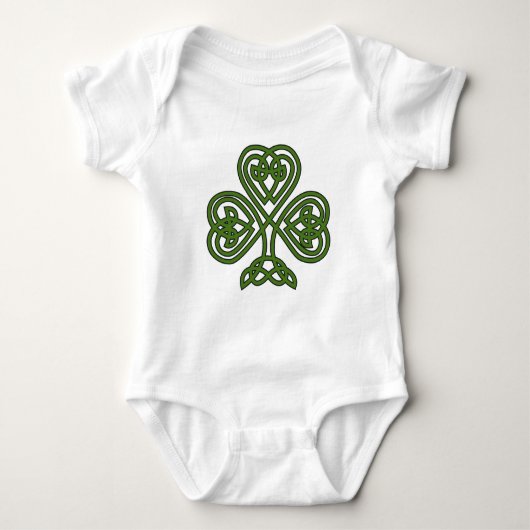 Celtic Shamrock - St Patricks Day Romper (Voorkant)