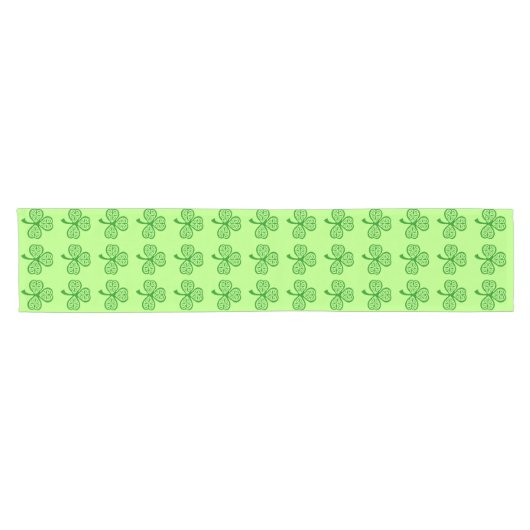 Celtic Shamrock St. Patrick's Day Table Runner Korte Tafelloper (Horizontaal)