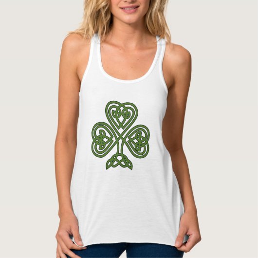 Celtic Shamrock - St Patricks Day Tanktop (Voorkant)