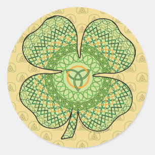 Celtic Shamrock Sticker