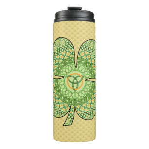 Celtic Shamrock Thermal Tumbler Thermosbeker