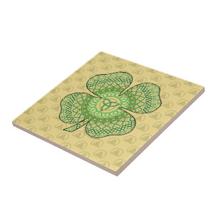 Celtic Shamrock Tile Tegeltje