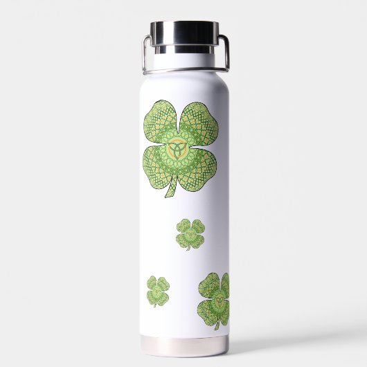 Celtic Shamrock Waterfles (Achterkant)
