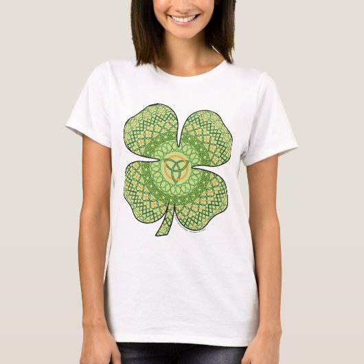 Celtic Shamrock Women's Light Shirt (Voorkant)