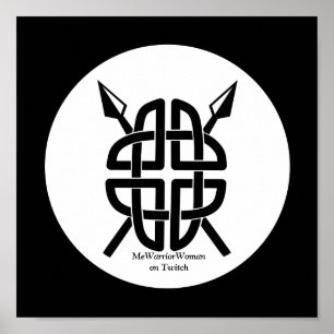 Celtic Shield, MeWarriorWoman op Twitch Poster
