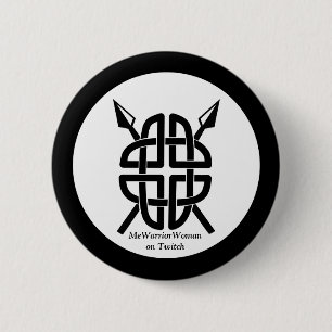 Celtic Shield, MeWarriorWoman op Twitch Ronde Button 5,7 Cm