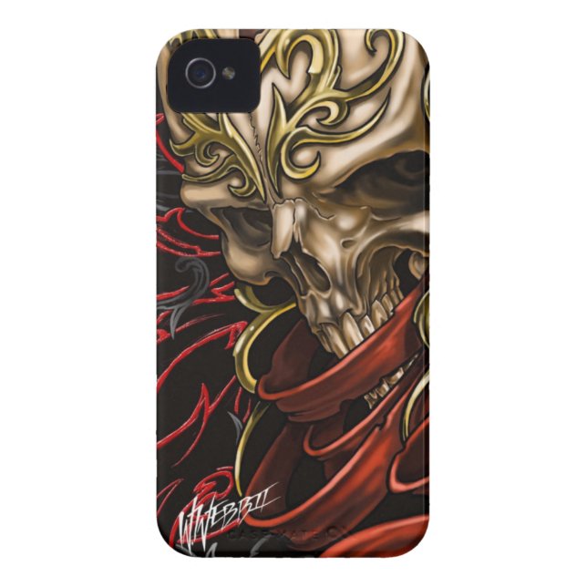 Celtic Skull iPhone 4 Case (Achterkant)
