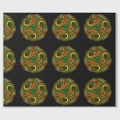 celtic spirals wrapping paper cadeaupapier (Vlak)