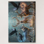 Celtic Spirit Animal Totem Jigsaw Puzzle (Vertical)
