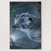 Celtic Spirit Animal Wolf Jigsaw Puzzle (Vertical)