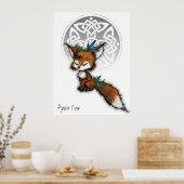 Celtic Spirit Fox Poster (Keuken)