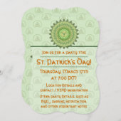 Celtic St. Patty's Day' Uitnodiging (Voorkant / Achterkant)