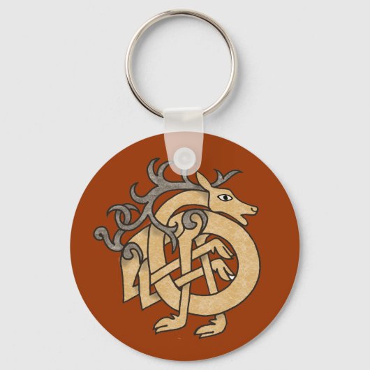 Celtic Stag Sleutelhanger (Voorkant)