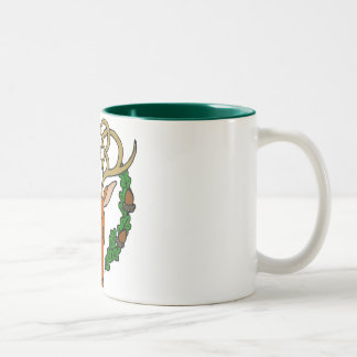 Celtic Stag Tweekleurige Koffiemok