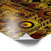 Celtic Style Art afdrukken Foto Afdruk (Hoek)