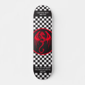 Celtic Style Dragon & Quote Skateboard (Voorkant)