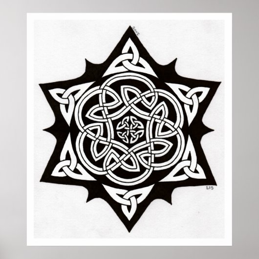 Celtic Sun print (Voorkant)