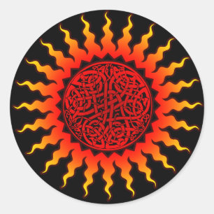 Celtic Sun Sticker