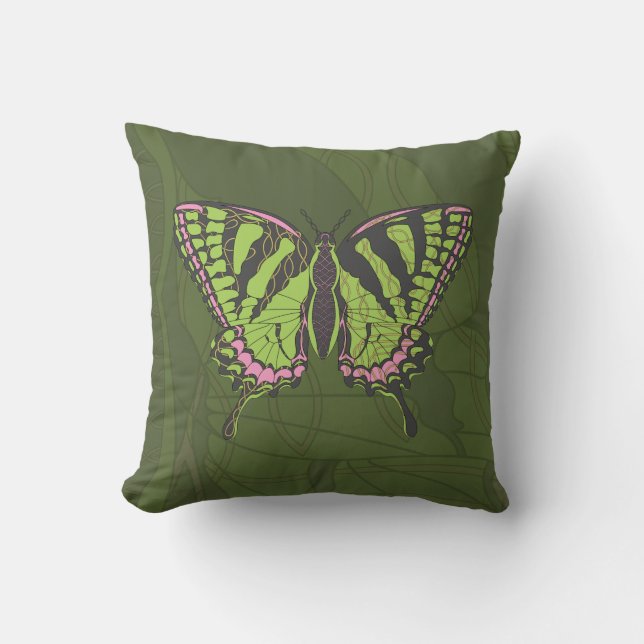 Celtic Swallowtail Pillow Kussen (Voorkant)