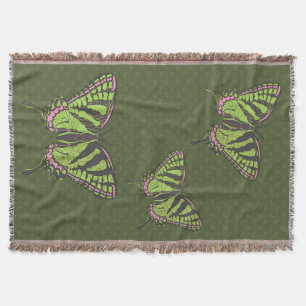 Celtic Swallowtail Throw Blanket Deken