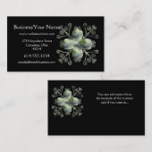 Celtic Swirls Irish Glas in lood : Visitekaartje (Voorkant / Achterkant)