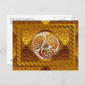 "Celtic Treasure" Art Briefkaart (Voorkant / Achterkant)