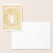 Celtic Tree (Blank binnenin) Folie Card Kaarten (Display)