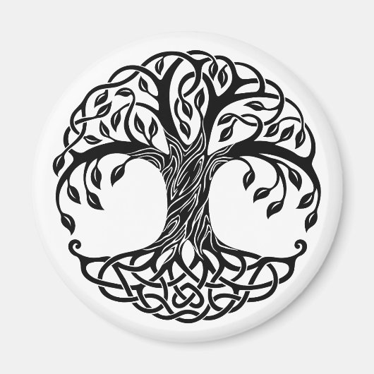 celtic tree magnet magneet (Voorkant)