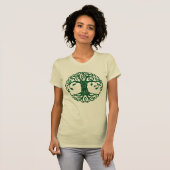 Celtic Tree of Life Eternal Symbol Irish Erie T-shirt (Voorkant volledig)