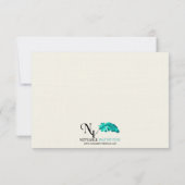 Celtic Tree of Life Gold Wedding Response Kaart (Achterkant)