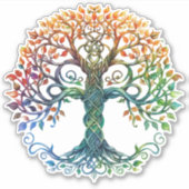 Celtic Tree of Life Sticker (Voorkant)